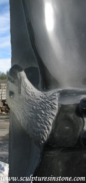 Polished Eagle Stone Sculpture